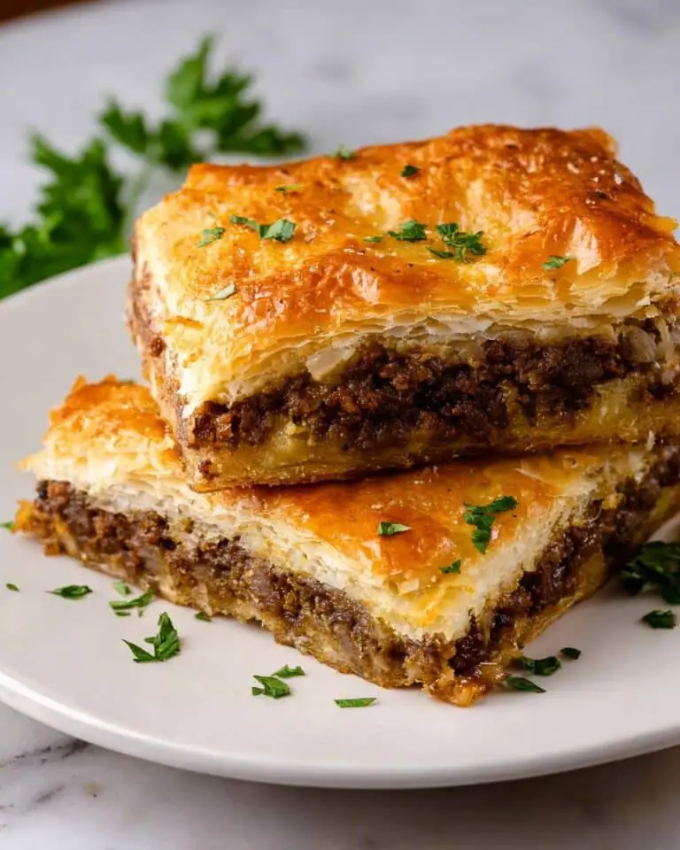 Greek Phyllo Meat Pie (Kimadopita) Recipe