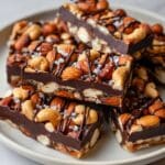 Dark Chocolate and Sea Salt Nut Bars Recipe
