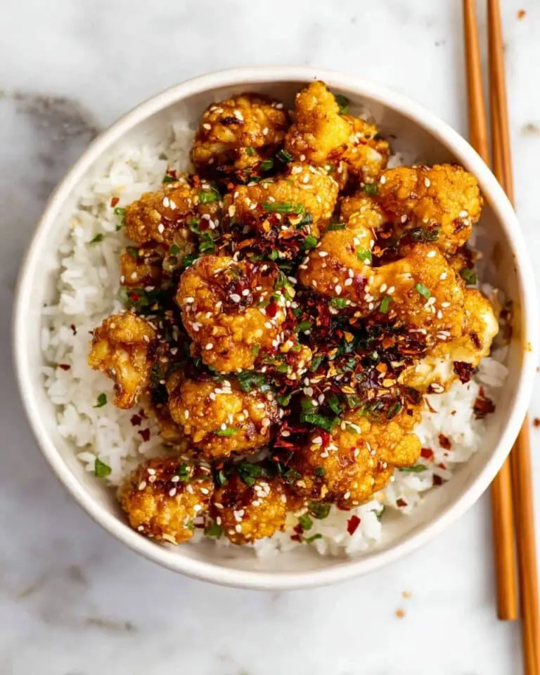 Easy Sticky Sesame Cauliflower Recipe
