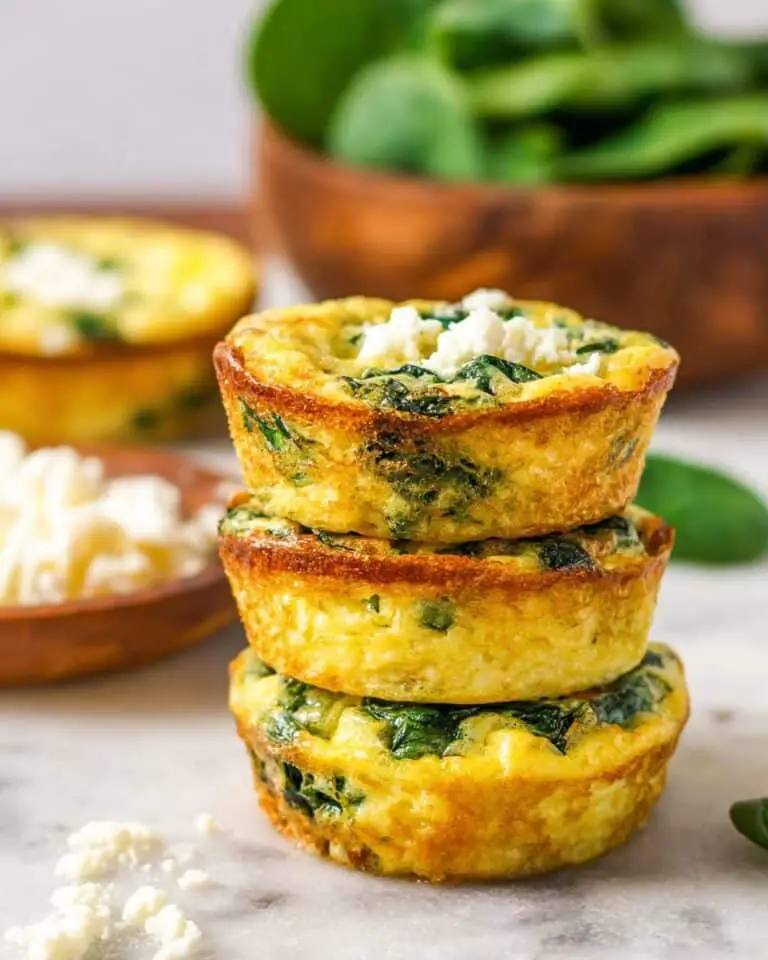 Spinach Feta Egg Muffins Recipe