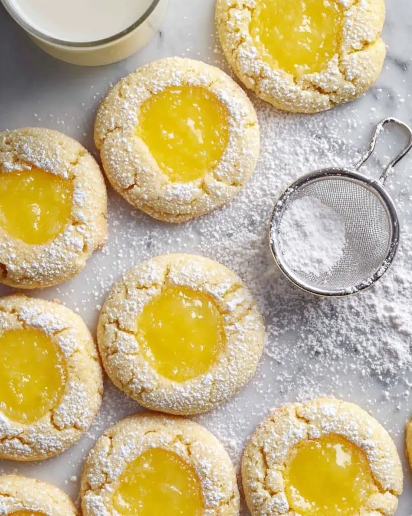 Lemon Bar Cookies Recipe