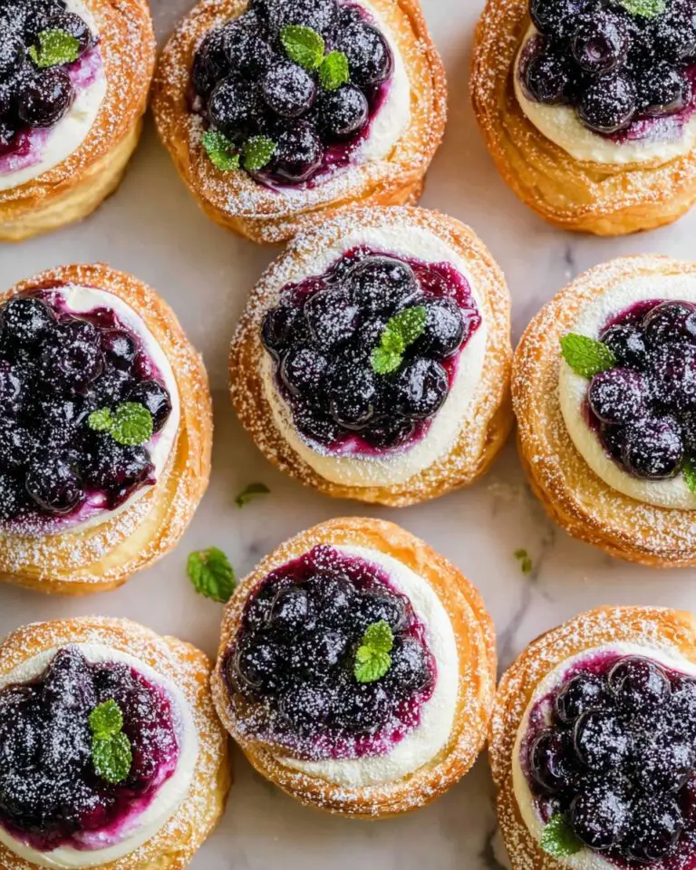 Blueberry Cream Cheese Pastries Recipe