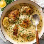 Chicken in Creamy Garlic Lemon Sauce Recipe