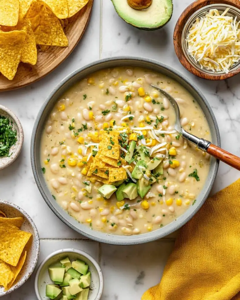 30-Minute White Chickpea Chili Recipe