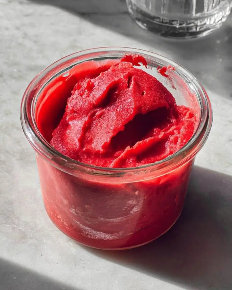 Ninja Creami Raspberry Sorbet Recipe