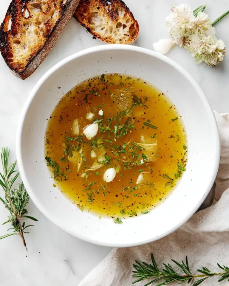 Roasted Garlic Herb Infused Olive Oil Recipe