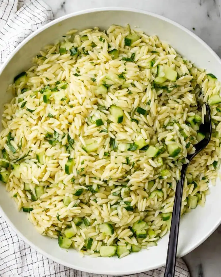 Lemon Orzo Salad Recipe