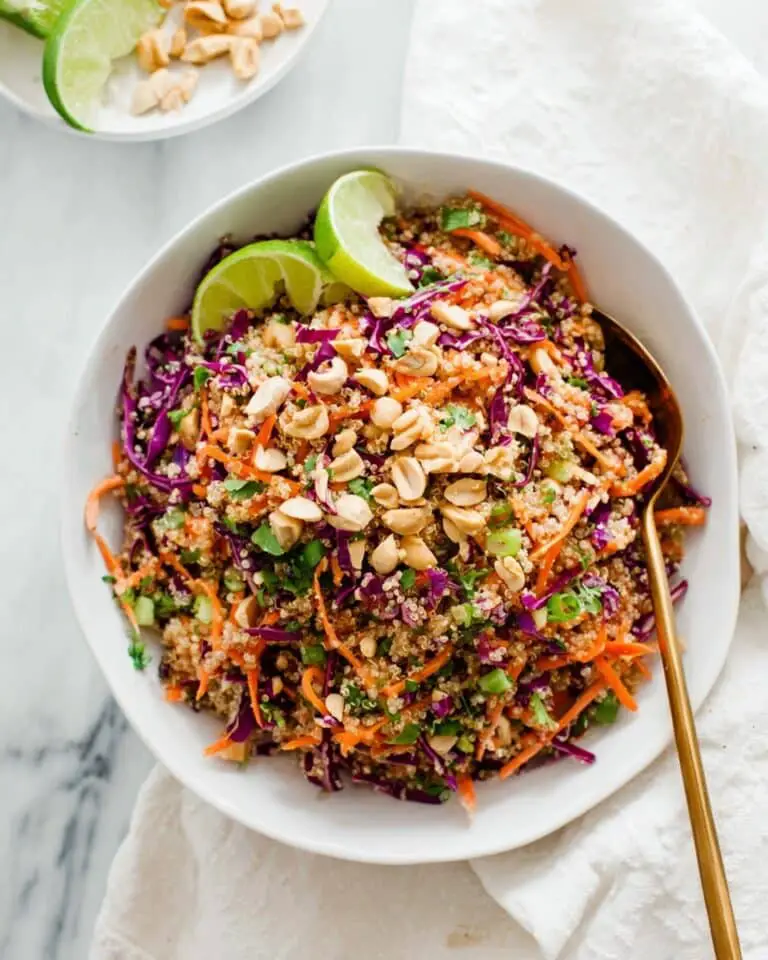 Crunchy Thai Peanut & Quinoa Salad Recipe