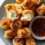 Oven Fried Feta Rolls with Chili Honey Recipe