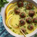 Mediterranean Lamb Meatballs with Lemon Dill Sauce Recipe