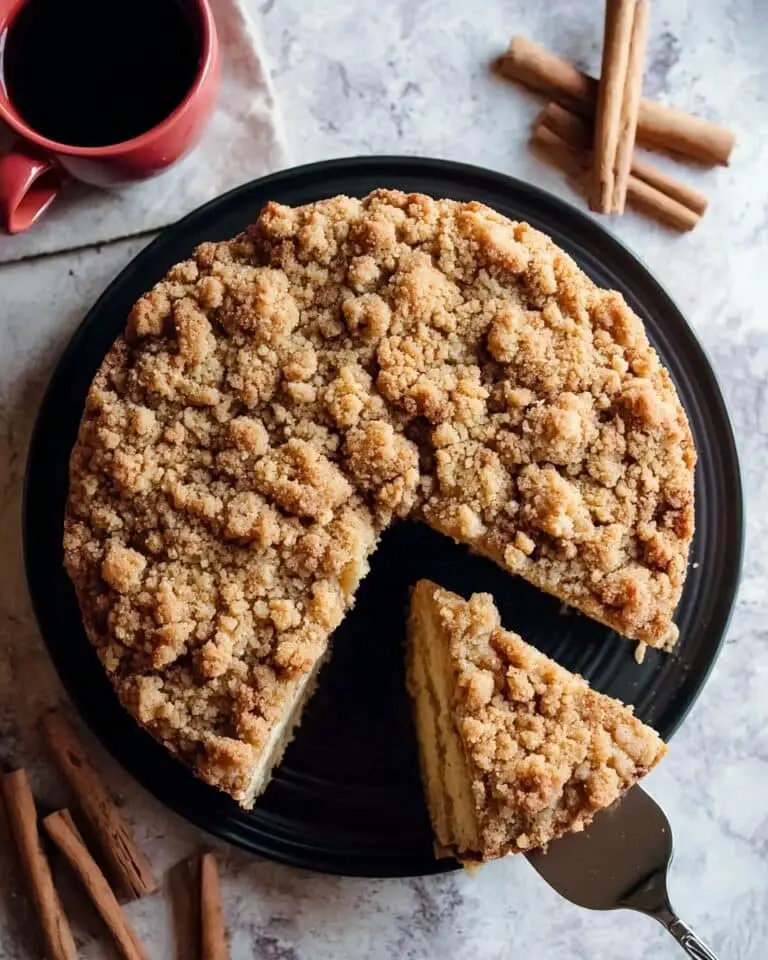 Double Crumb Greek Yogurt Coffee Cake Recipe