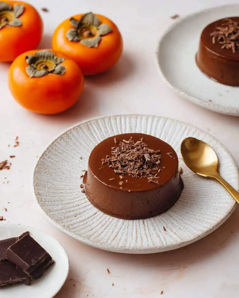 Persimmon Cocoa Pudding Recipe