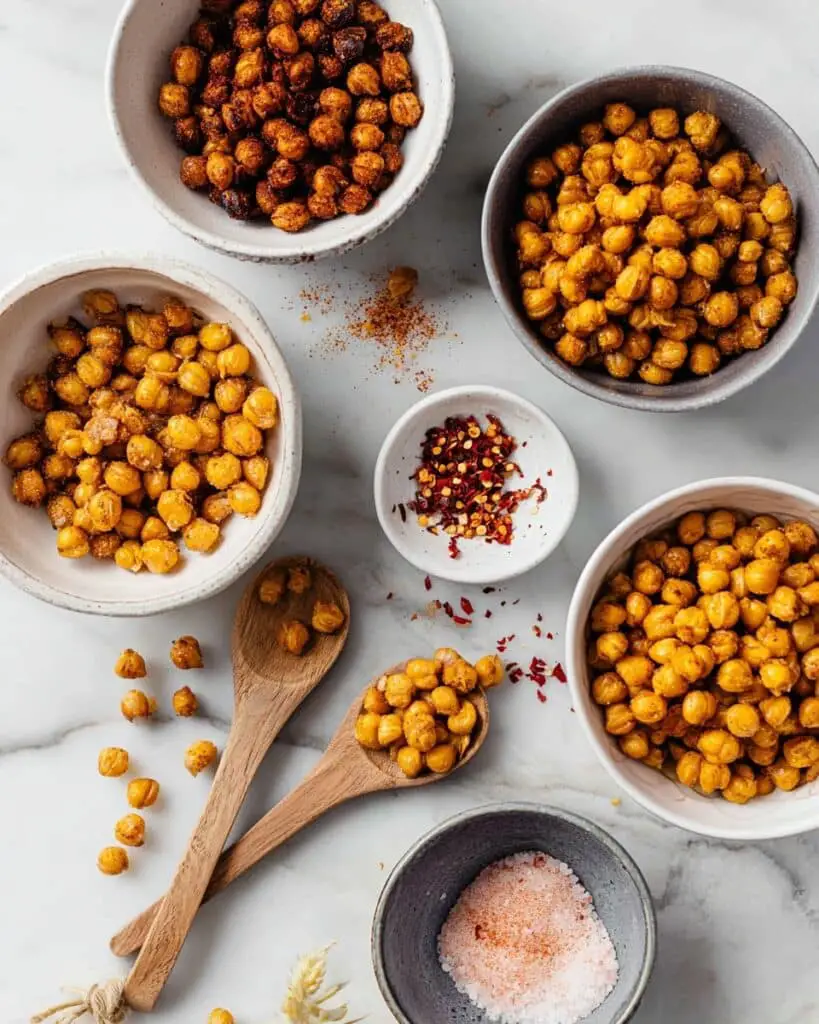 Crispy Roasted Chickpeas Recipe