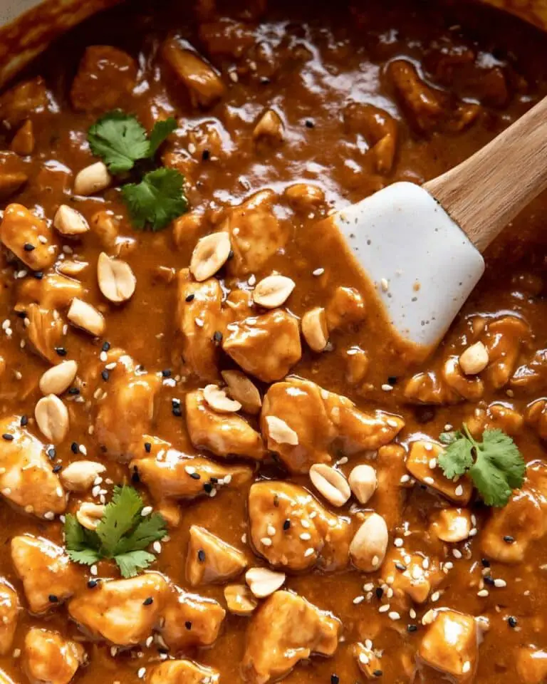 Peanut Butter Chicken with Rice and Vegetables Recipe