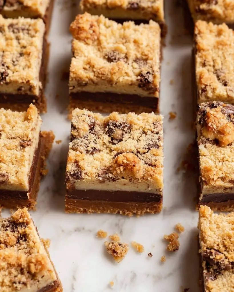Chocolate Chip Toffee Fudge Cookie Bars Recipe