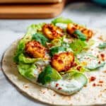 Sweet Chilli Halloumi Wrap Recipe