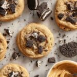 Brown Butter Peanut Butter Oreo Cookies Recipe