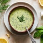 Greek Yogurt Salad Dressing with Dill & Mint Recipe