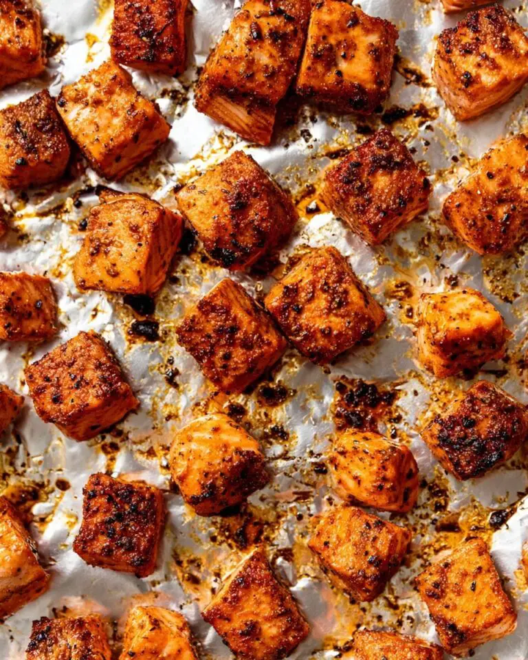 Cajun Baked Salmon Bites Recipe