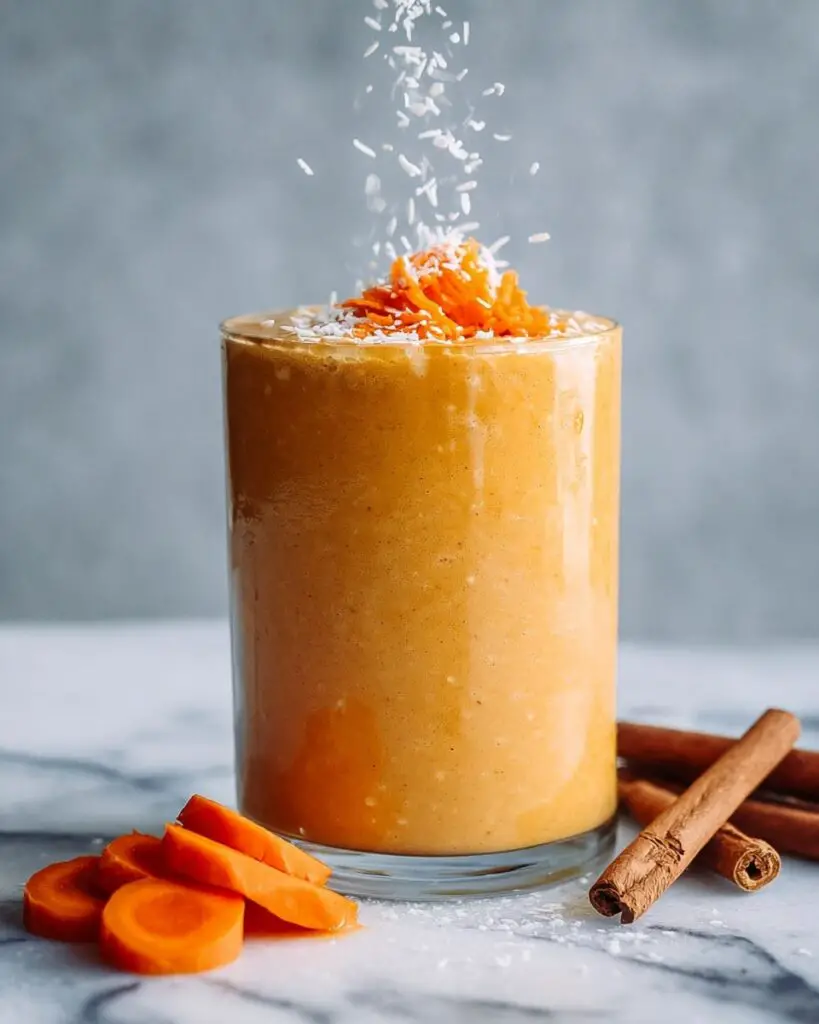 Creamy Carrot Cake Smoothie Recipe