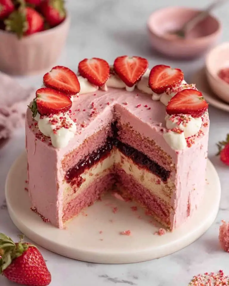 Small-batch Vegan Strawberry Cake Recipe