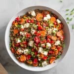 Maple Balsamic Quinoa Lentil Salad Recipe