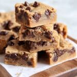 Healthy Almond Butter Mochi Blondies (Gluten-Free) Recipe