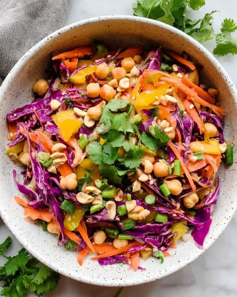 Crunchy Thai Chickpea Salad Recipe