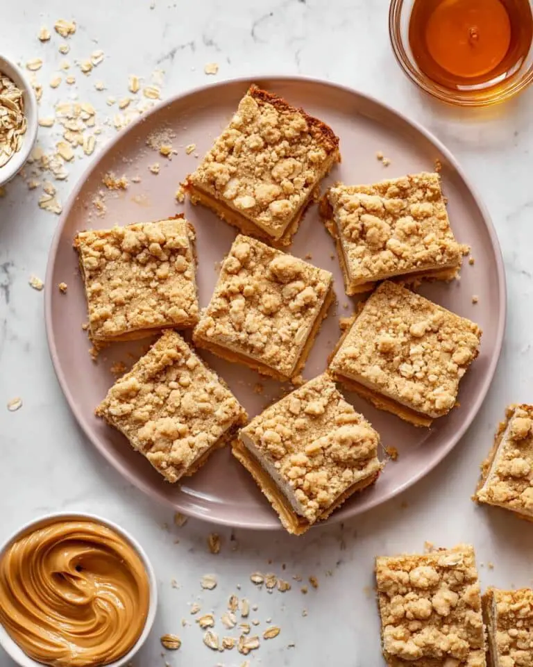 Peanut Butter Oatmeal Bars Recipe