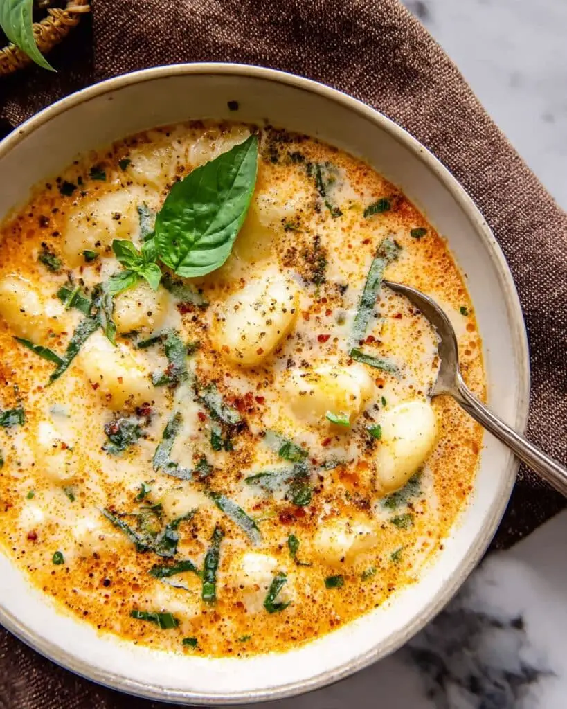 Creamy Gnocchi Chicken Soup Recipe