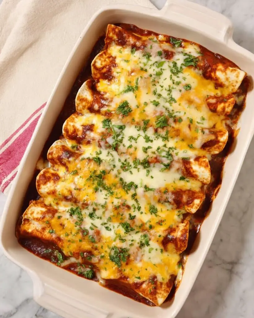The Best Ground Beef Enchiladas Recipe