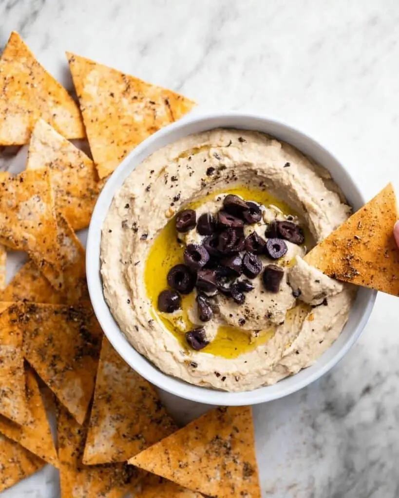Quick Olive Hummus Recipe