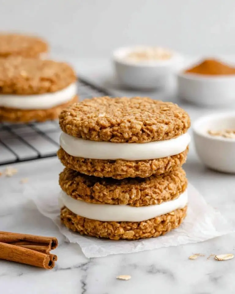 Vegan Oatmeal Cream Pie Sandwiches Recipe