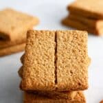 Toasted Vegan Gluten-Free Oat Graham Crackers Recipe