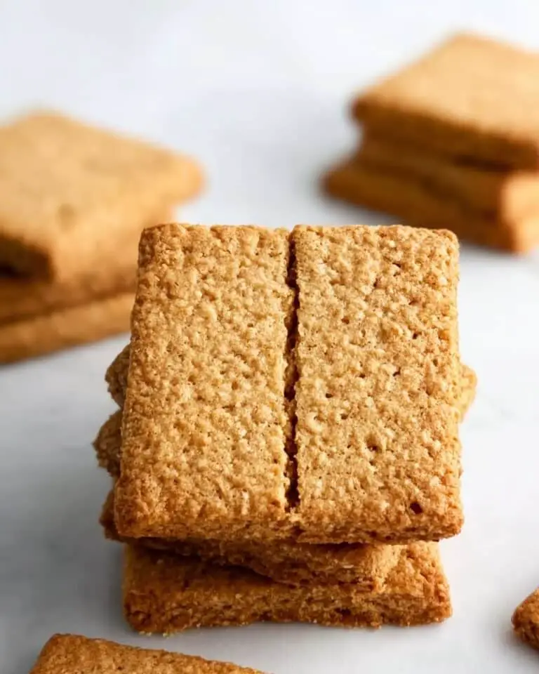 Toasted Vegan Gluten-Free Oat Graham Crackers Recipe