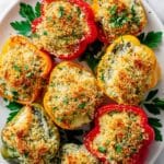 Herby Ricotta Stuffed Peppers Recipe