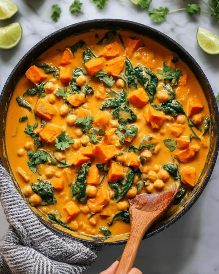 Sweet Potato Curry with Chickpeas Recipe