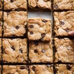 Dark Chocolate & Pistachio Cookie Bars Recipe