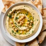 Roasted Garlic Hummus Recipe