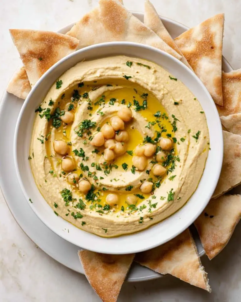 Roasted Garlic Hummus Recipe