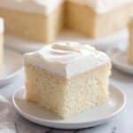 5 Ingredient Vanilla Cake Recipe