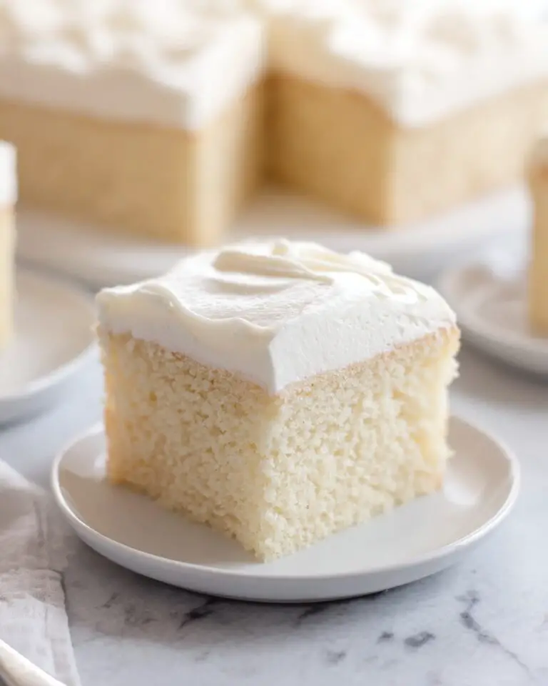 5 Ingredient Vanilla Cake Recipe
