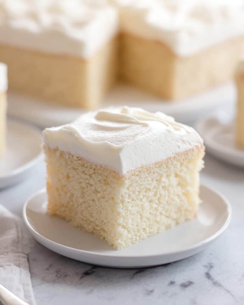5 Ingredient Vanilla Cake Recipe