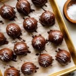 Peanut Butter Protein Balls with Chocolate and Sea Salt Recipe