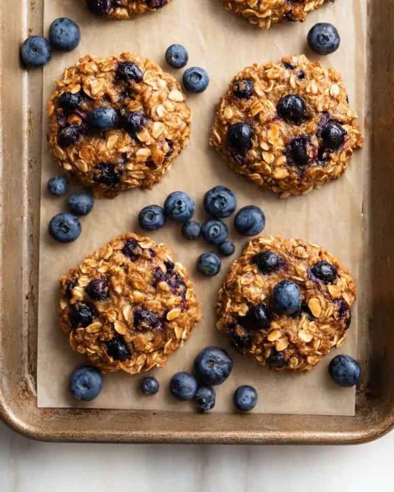 Healthy Blueberry Oatmeal Cookies Recipe