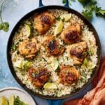 One-Pan Coconut Lime Chicken and Rice Recipe