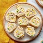 Jalapeno Popper Chickpea Pinwheels Recipe