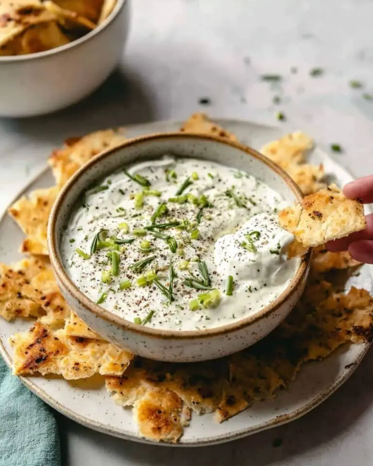 High Protein Sour Cream & Onion Dip Recipe