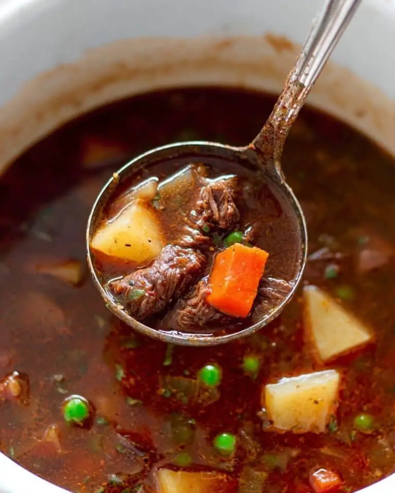 Crockpot Vegetable Beef Soup Recipe