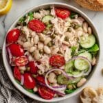 Quick & Healthy Tuna and Cannellini White Bean Salad Recipe